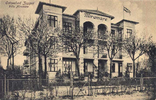 Pensjonat Miramare Sopot 1915 rok