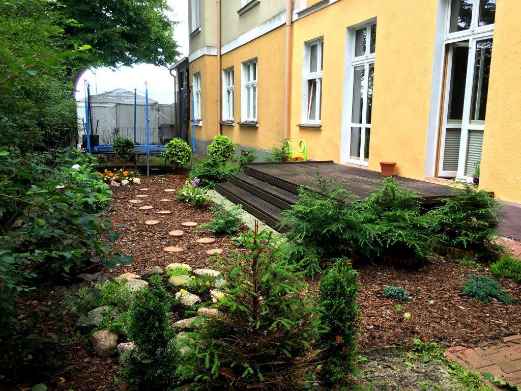 Taras i ogródek wyjście z apartamentu