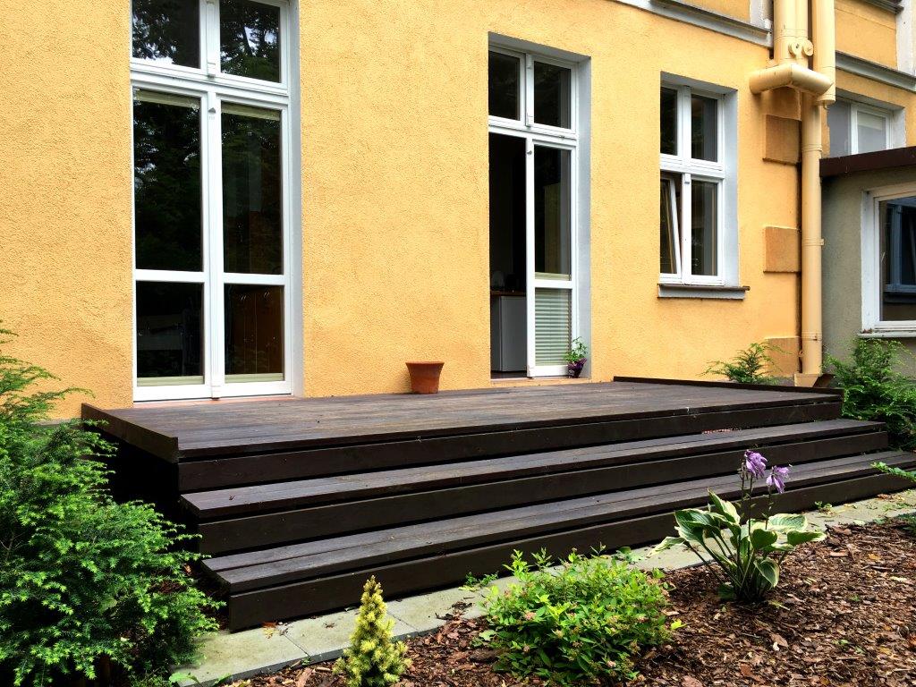 Podest - taras apartamentu Loft i Miramare